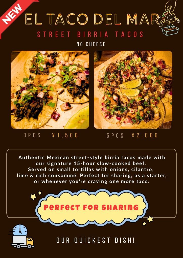 Street Birria Tacos — NEW
